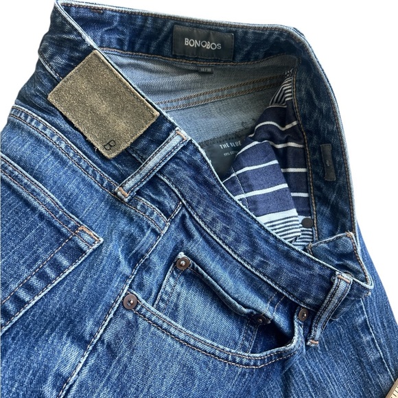 Bonobos Mens 30X30  Blue Slim Fit Men's Jeans - Picture 3 of 8